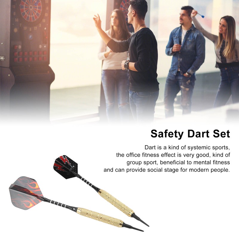 15pcs Soft Tip Darts Professional Plastic Tip Dart Sets Aluminum