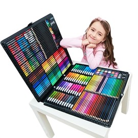 Set de Arte Profesional 288 Piezas, Kit de Dibujo Colores Profesionales, Colores de Dibujo de Boceto y Dibujo de Arte kit, Colorear, Ideal Regalo para Niños y Niñas, Adultos, Principiantes y Artistas