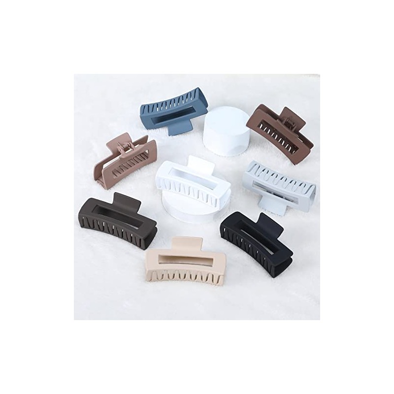 Pinzas grandes para el cabello de 4.1 pulgadas, 8 unidades,