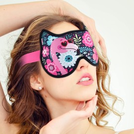 ICEHOF Eye Mask Cooling Pads Eyes – Comfortable Surface, with Cooling Gel – Cooling Glasses for the Eyes as Migraine Mask or Sleeping Mask Cooling – With Storage Bag