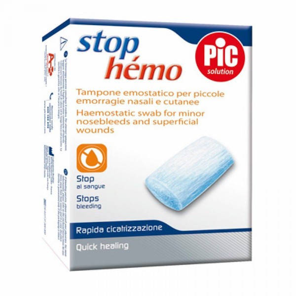 Pic Stop Hemo Hemostatic Swab Cole Nasal and Skin Hemorrhages 5 Swabs - 10 ml, 5 Units, 1