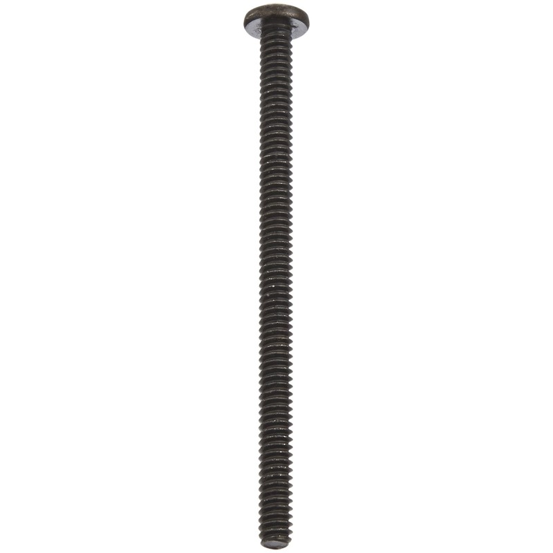 Small Parts 1048MPPBZ Steel Pan Head Machine Screw, Black Zinc
