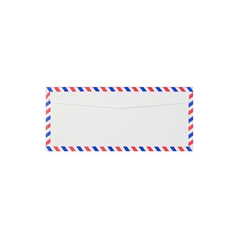 JAM PAPER #10 Airmail Envelopes - 4 1/8 x 9