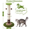 Woochpet 34inches Tall Cat Scratching Post with Cat Ball Track