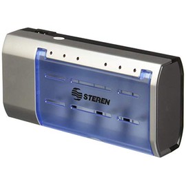 STEREN Cargador de Pilas AA, AAA, C, D y 9V Compatible con Pilas de níquel-Metal y níquel-cadmio (no Incluye Pilas) CRG-500