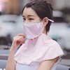 UV Protection Golf Mask Sun Shade Black