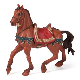 Papo -Hand-Painted - Figurine -Historicals -Caesar's Horse -39805 - Collectible - for Children - Suitable for Boys and Girls - from 3 Years Old