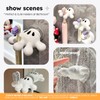Lifelisa Cute Hanging Toothbrush Holder, Hand Wall Hanging Utility Suction