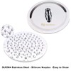 NearMoon Rain Shower Head with 11'' Adjustable Arm, High Pressure