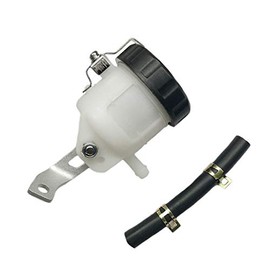 Lefossi Motorcycle Front Brake Master Cylinder Brake Pump Tank Oil Cup Fluid Bottle Reservoir w/Bracket Aftermarket Part compatible with/for GSXR 600 GSXR 750 GSXR 1000 2006 2007 2008 2009 2010 up