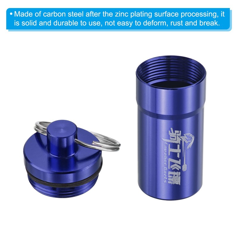 PATIKIL Portable Dart Accessories Storage Box, Aluminium Dart Soft Tips