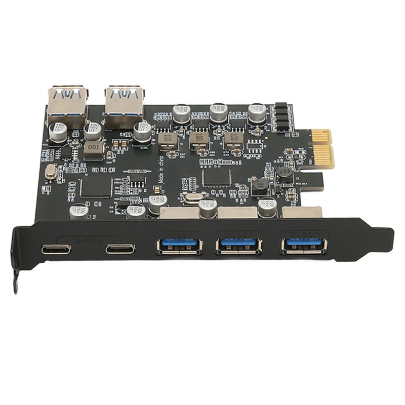 PCI E to USB Expansion Card 7 Ports 5Gbps USB
