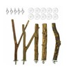 ZONADAH Bird Branches Perch Set 5 Pcs Parrot Perches Bird