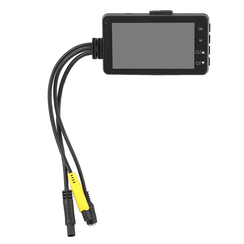 720P 3 Inch LCD Screen Dual Camera for Motorcycles Data