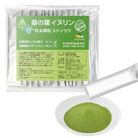 Angelbean 桑の葉＆イヌリン 粉末顆粒 農薬不使用 食物繊維 スティック 45g（3gｘ15本）