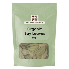 Organic Dried Bay Leaves 50g by Manor Springs Organic