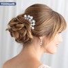 6 Pcs Rhinestone Hair Comb, 6 Styles Butterfly Bridal Hair