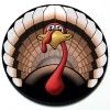 Artistic Reflection Turkey - Thanksgiving Cute Seasonal Magnetic Grill Grille
