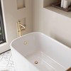 Holispa Gold Bathtub Drain Kit, All Metal Tub Drain Trim