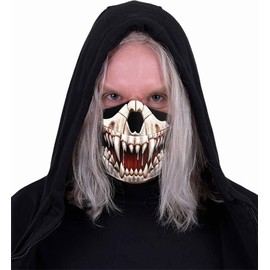 Spiral - Rock Jaw - Premium Cotton Fashion Mask with Adjuster - L Black