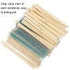 DollaTek 1280Pcs 64 Values Resistor Kit, 1 Ohm-10M Ohm 1/4W