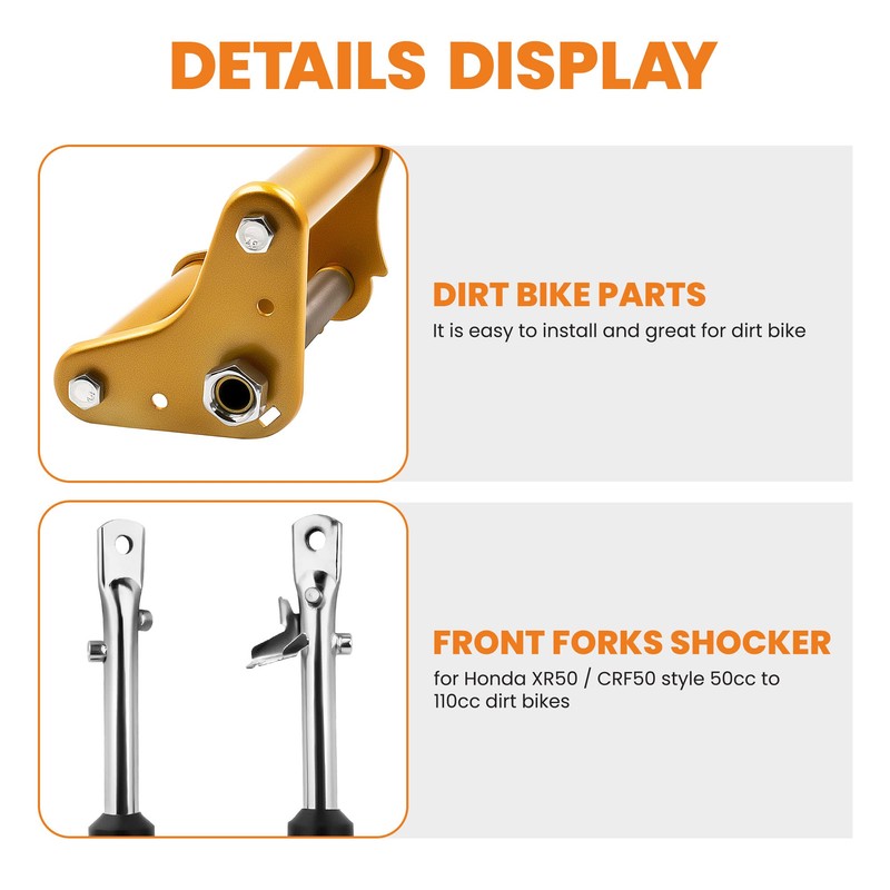 1Pcs Front Fork Shock Suspension Assembly for Honda CRF50F 2004-2014