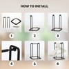 HAKDAY Portable Hanger Organizer Rack, Hanger Storage Stacker Holder Caddy