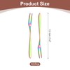sourcing map 12 Pcs Pickle Fork, 5.2 Inch Olive Fork