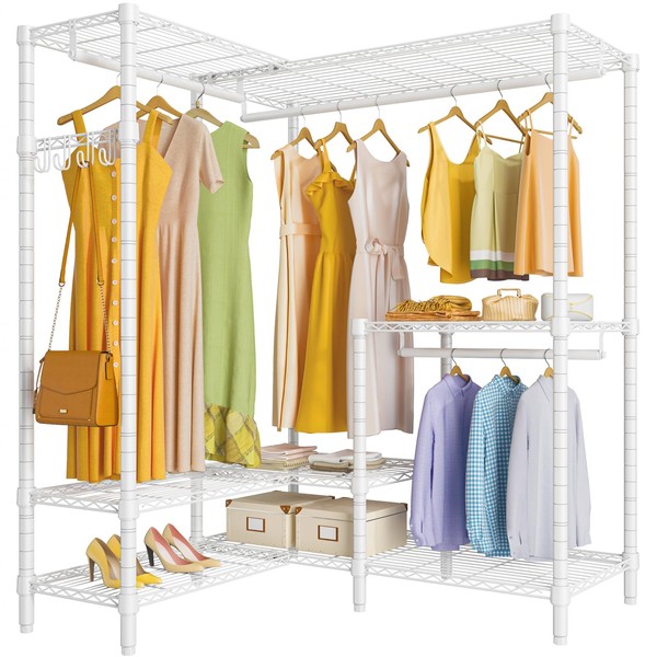 VIPEK L3 Clothing Rack, L Shaped Heavy Duty Garment Rack