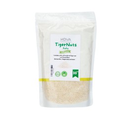 Kovafood Organic Tiger Nuts Fufu Powder (16oz) Super Food. Sundried I Tigernuts I Very Rich in Fiber and Vitamins