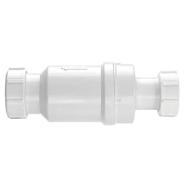 McAlpine MACVALVE-1 Self Closing Waste Valve Trap-1.25 inch, White, 1.25-Inch