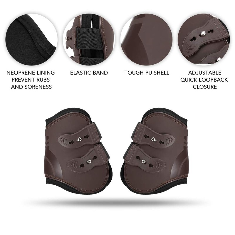 LIXADA Horse Front and Rear Leg Protectors Horse Boots Leg