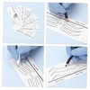 COLLBATH 1 Set of Eyebrow Stencil Paper Eyebrow Stencil Eyebrow