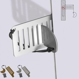 Portable Anti-Theft Door Lock & Stopper for Travel (Women's Security) Safety Gold