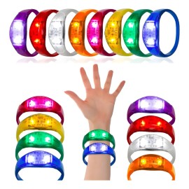 Guo Pulseras Led Neón De 16 Piezas For Fiestas - Rui