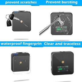 Wireless Go 2 Screen Protector Compatible with RODE Microphones Wireless GO II 2（ 4 Pack ）
