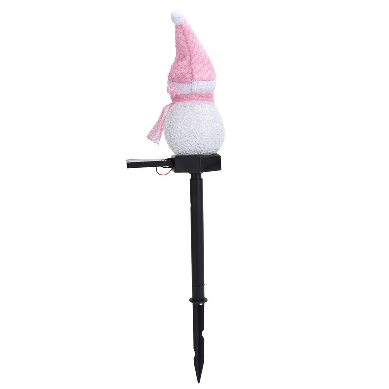 Snowman LED Lamp Landscape Garden Solar Lawn Christmas Cartoon Decorative