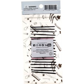 Conair Dent Free Bobby Pins, Black, 18 Ct