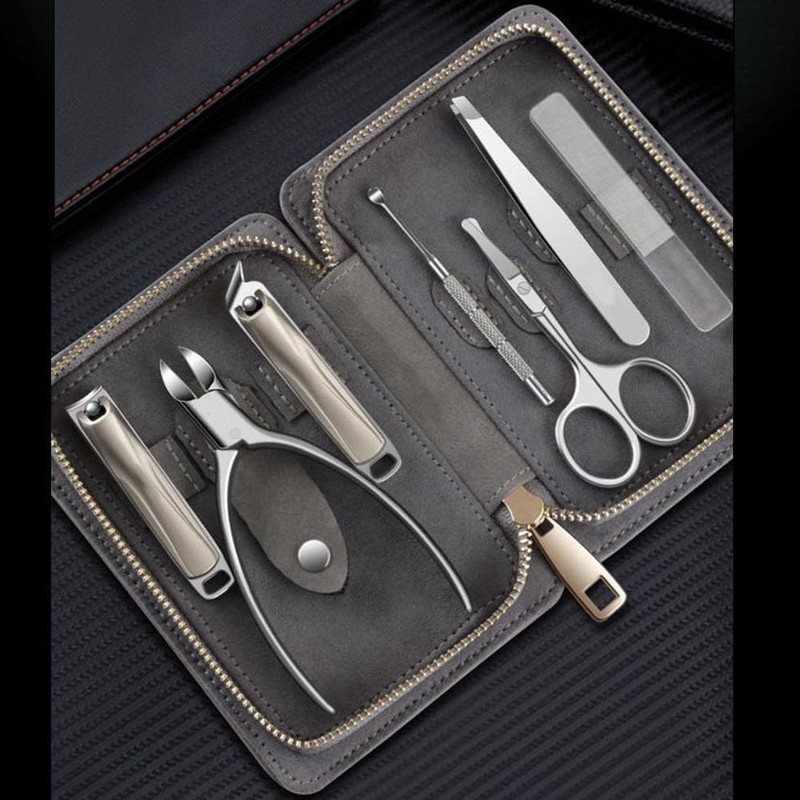 PinkmeA Nail Clipper Gift Set 7-Piece Set Nail Tools Nail