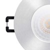 linovum ISASO Recessed Spotlight LED Flat IP65 Brushed Aluminium for