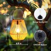 Homemory Solar Lanterns Outdoor Waterproof Hanging Lights, Outside Solar Lamp