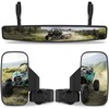 UTV Offroad Side Mirror And Center Mirror with 1.75" to