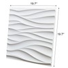 Art3d 19.7" x 19.7" (Pack Of 12) Wall Panel Wavy,