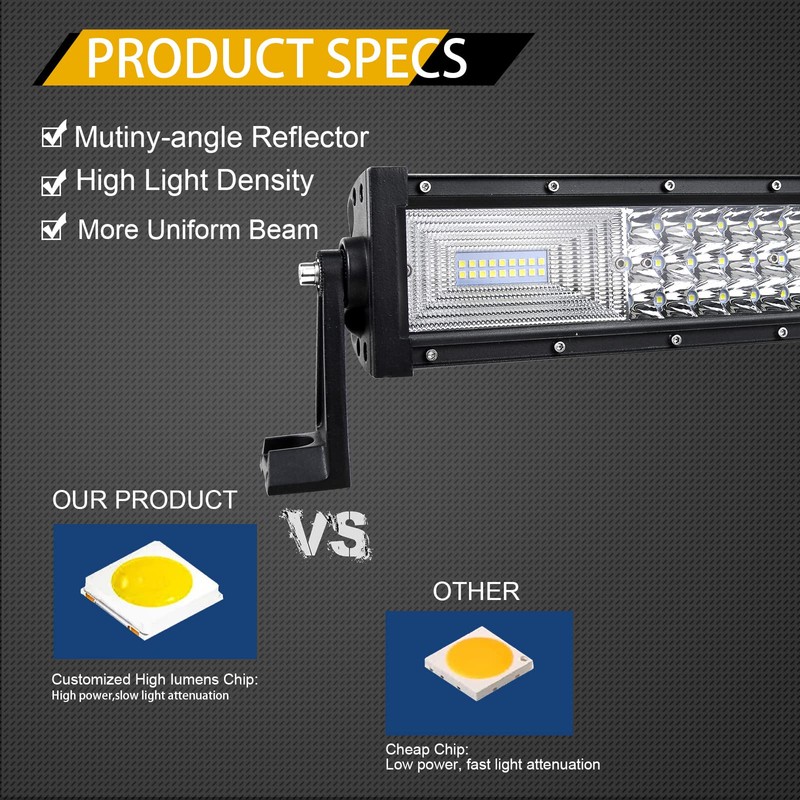 Willpower 42 inch 540W LED Light Bar Spot Flood Combo