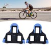 Bicycle Cleats Enhance Stability Grip Foot Pedal Self Locking Tabs