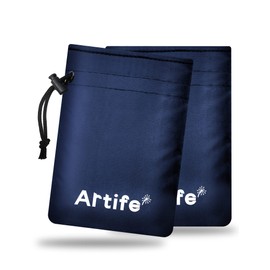 Artife - Cubiertas para grifos de exterior para protección contra congelación de invierno, aislamiento de agua de jardín, 2 unidades, color azul