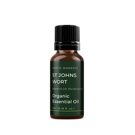 Mystic Moments | Organic St Johns Wort Essential Oil 5ml - Pure & Natural Oil for Diffusers, Aromatherapy & Massage Blends Vegan GMO Free