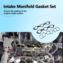 Engine Intake Manifold Gasket Set Compatible with Altima Maxima Murano Pathfinder Quest QX60 JX35 3.5L V6 Gas Replaces MS97143 MS19450