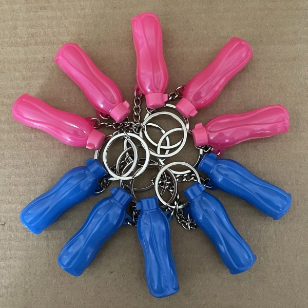 Tupperware Keychain Collectible - Mini Eco Bottle (Set of 10)
