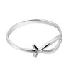 AeraVida Simple Plain Ichthys Christian Fish Sterling Silver Everyday Ring,